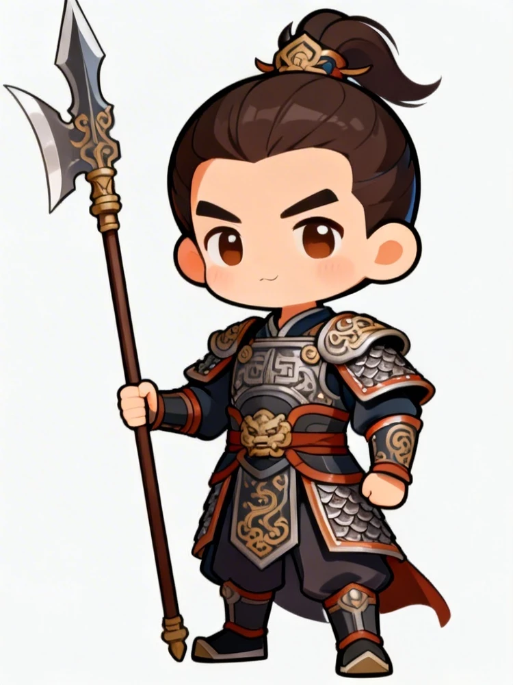 国风Q版战士立绘