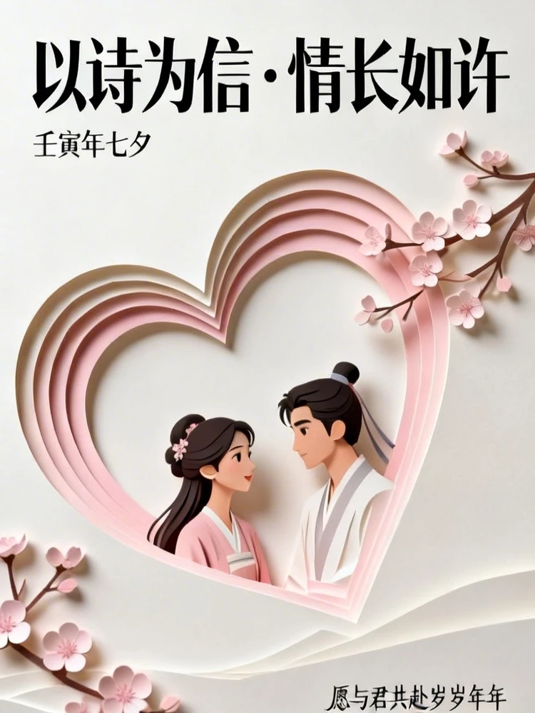 东方情人节告白海报