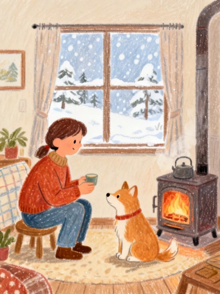 蜡笔童趣绘本插画