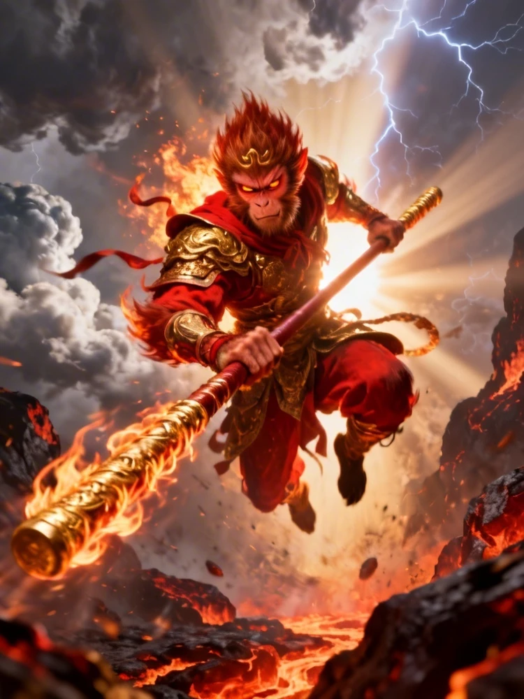 神话战斗角色海报