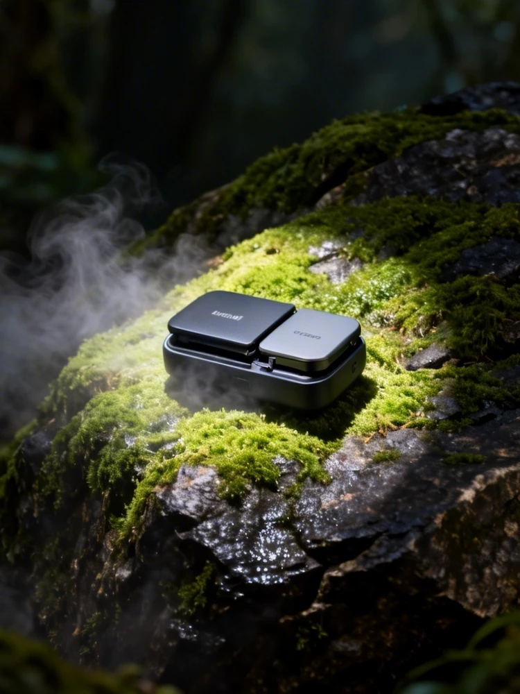 森系岩石产品广告图