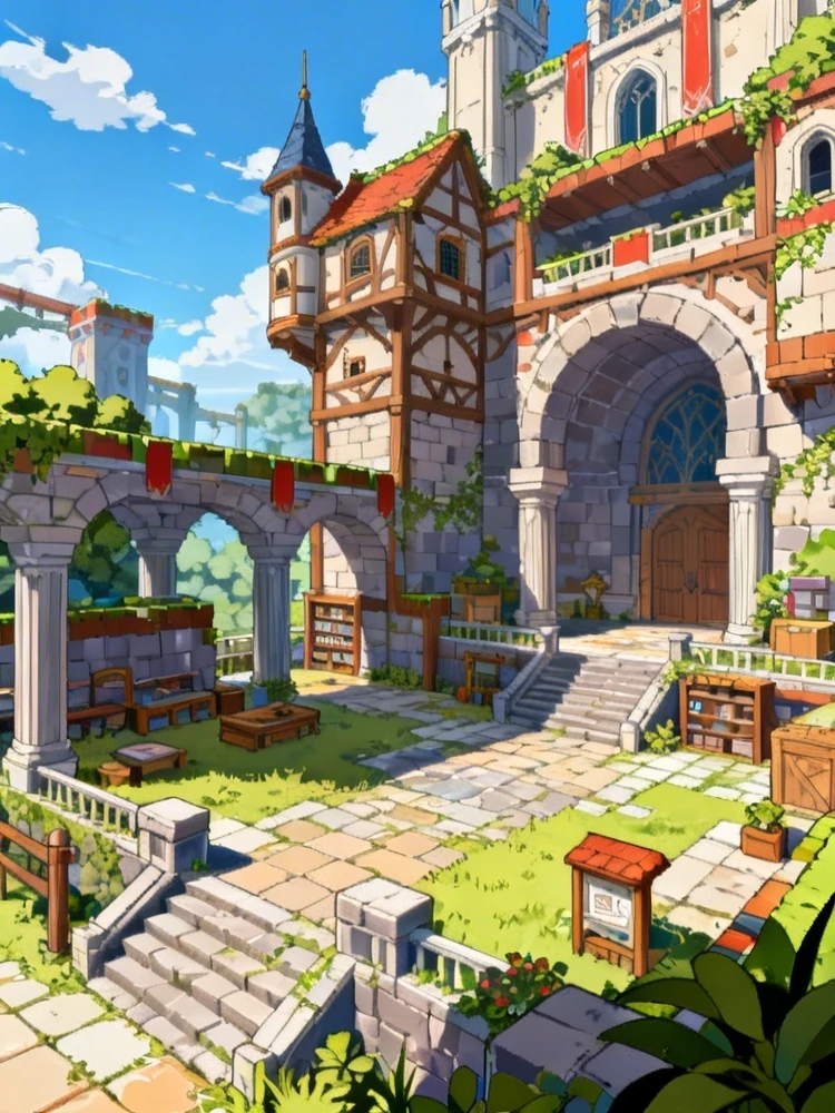 二次元游戏场景设定