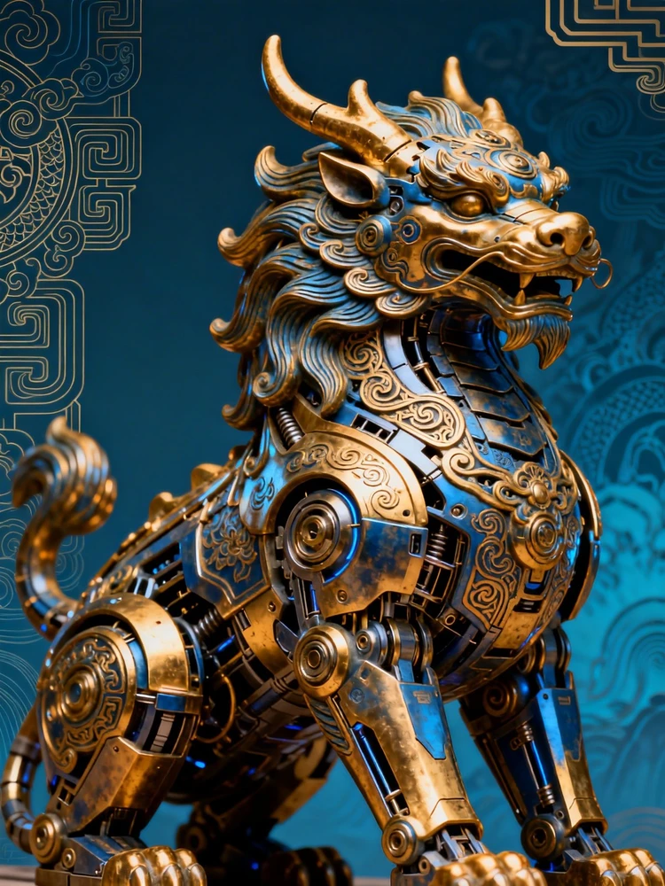 国风机械神兽变身