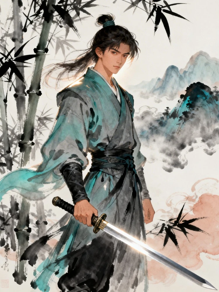 武侠水墨国风写真