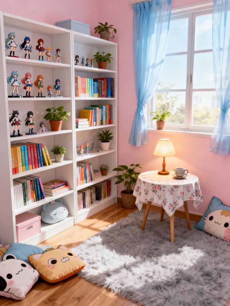 梦幻动漫房间场景生成