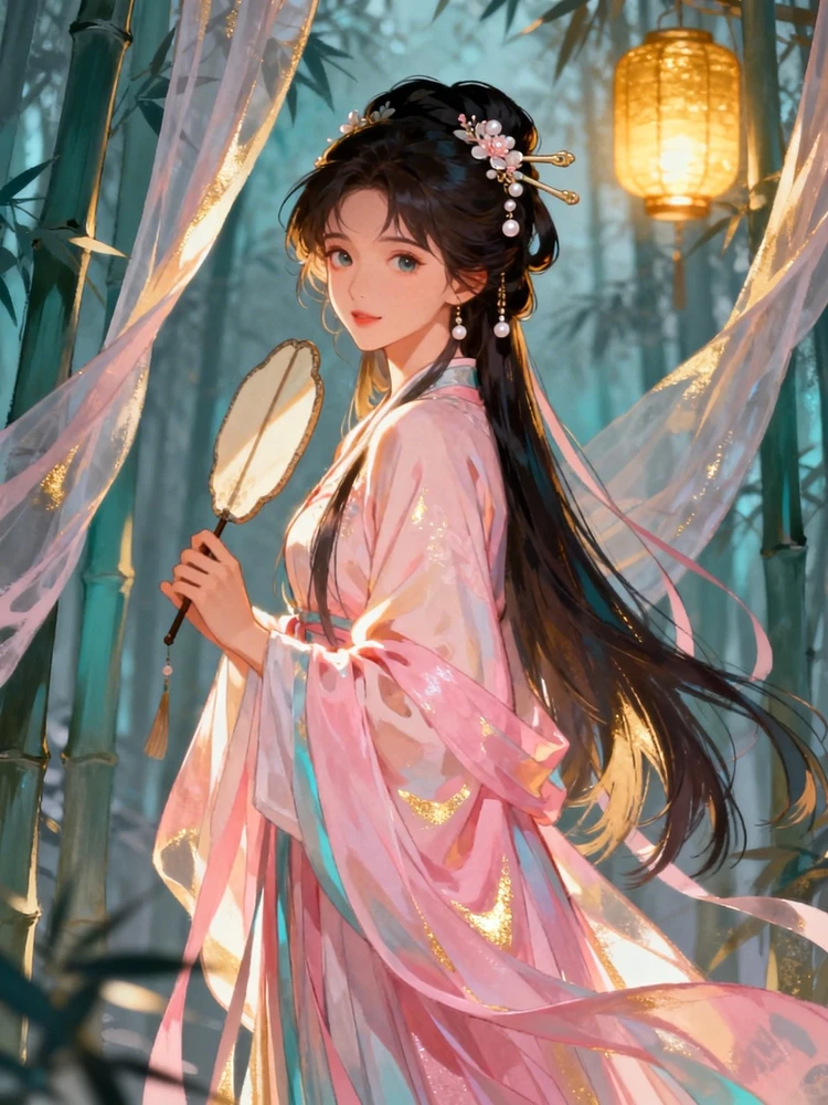 古风言情女主插画写真