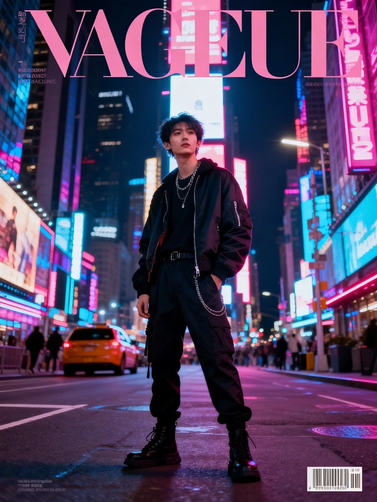 街头杂志封面写真