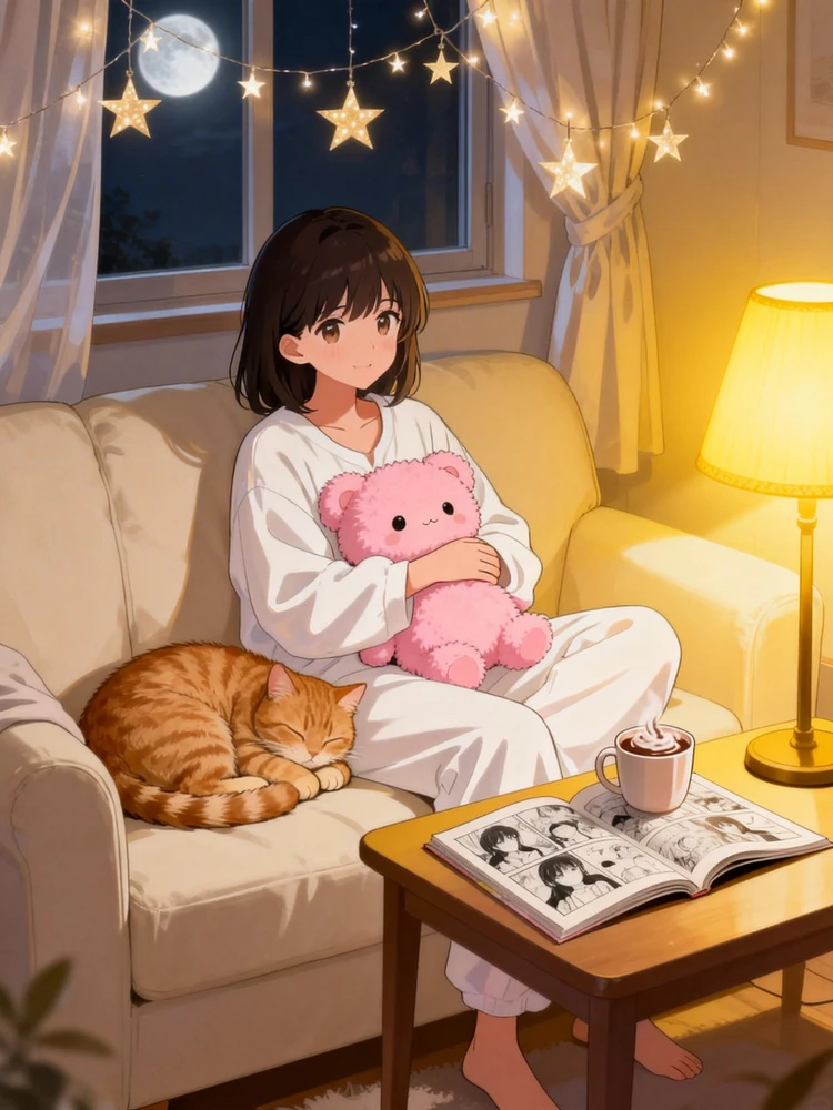 治愈宅家日常漫画照