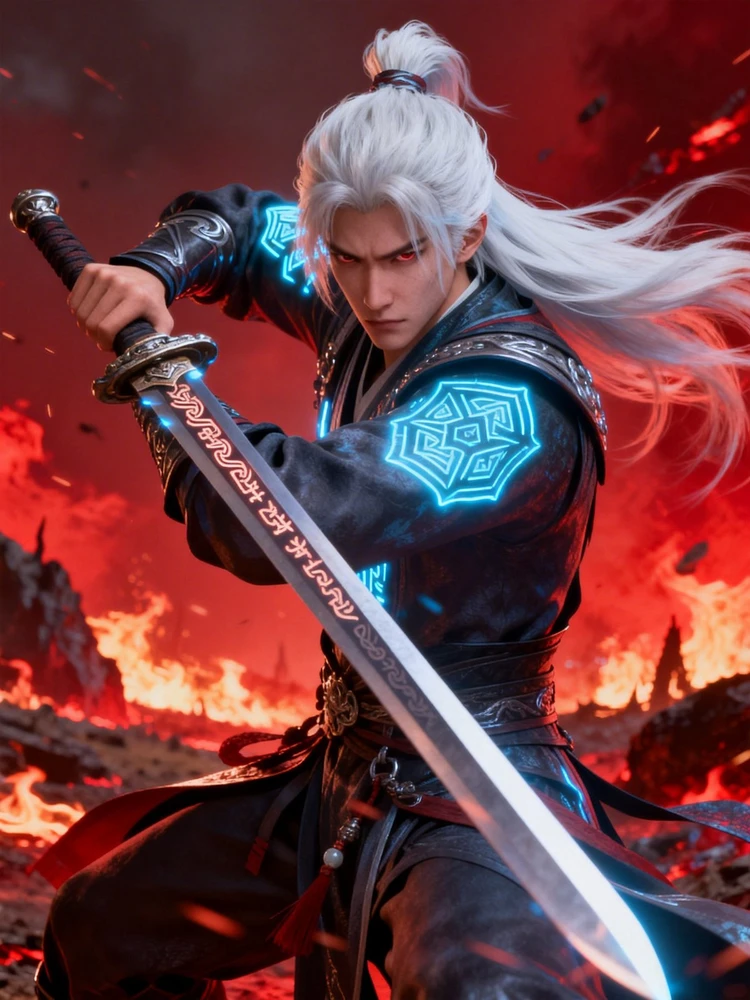 玄幻战斗主角CG写真