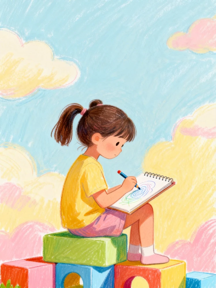 照片变蜡笔涂鸦画