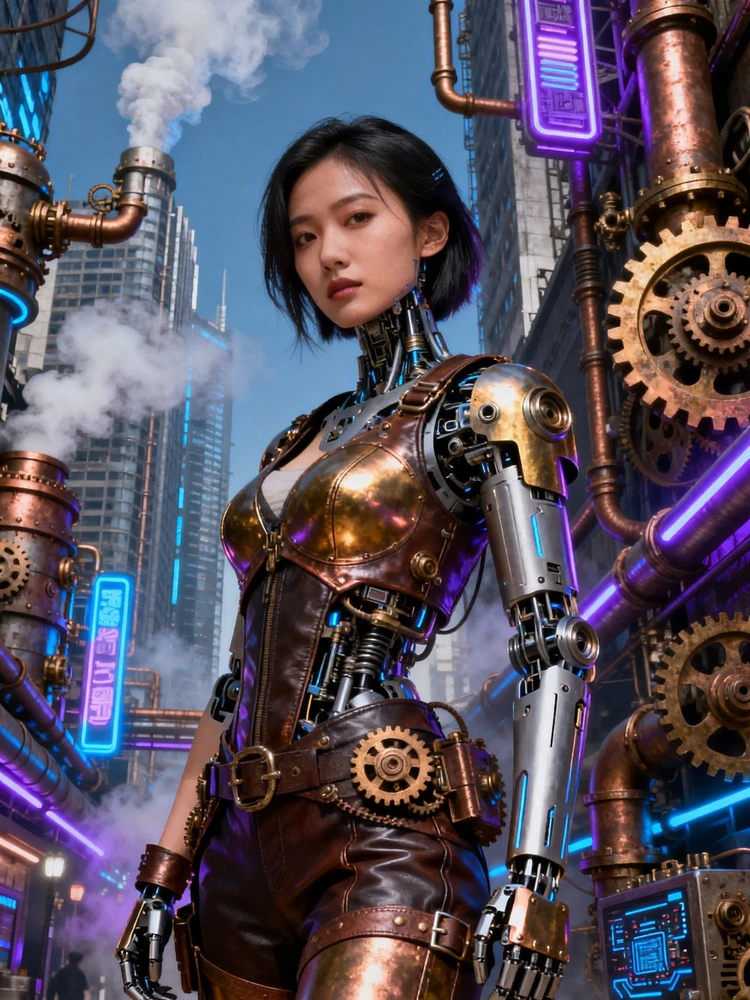 赛博蒸汽机械都市变身