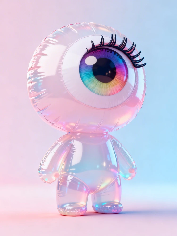 萌趣充气大眼图标生成器