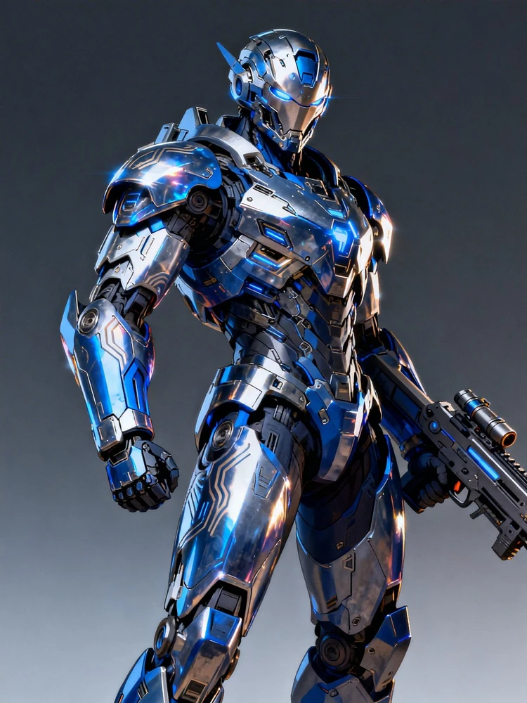 机甲战士角色立绘