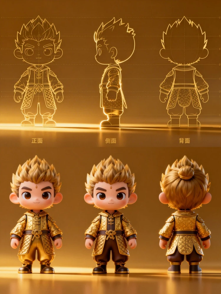 角色三视图生成器