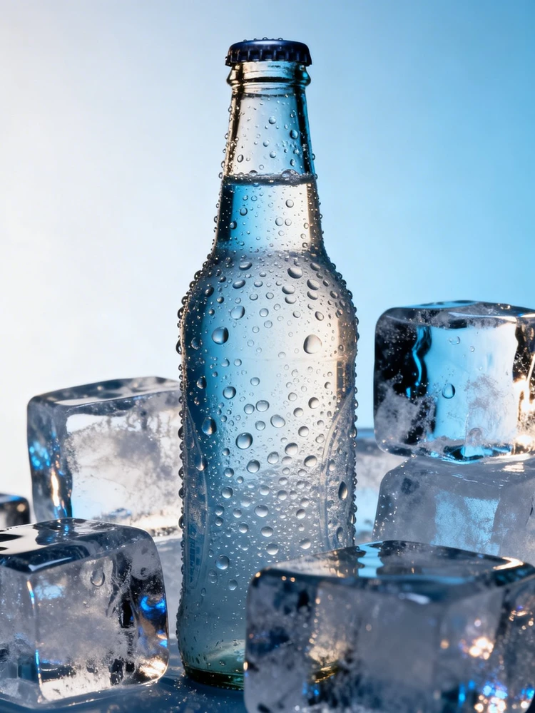 饮料冰感清凉海报