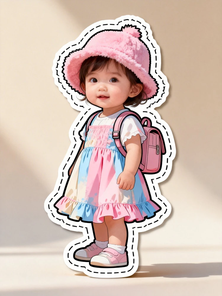 儿童穿搭贴纸生成器
