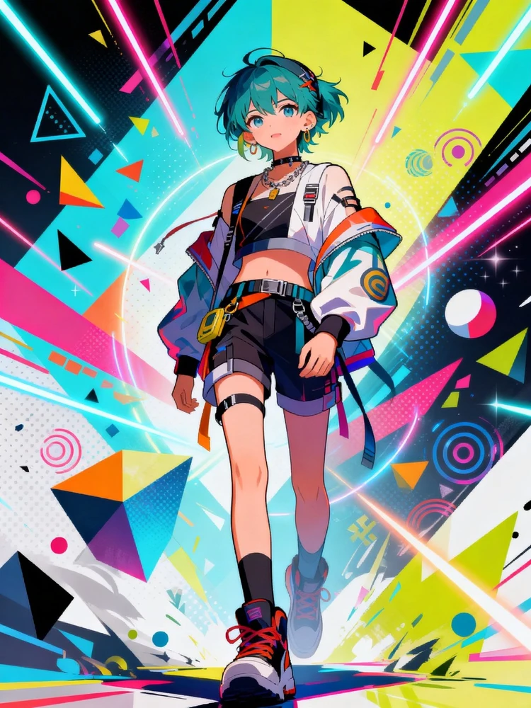 潮流主视觉插画海报