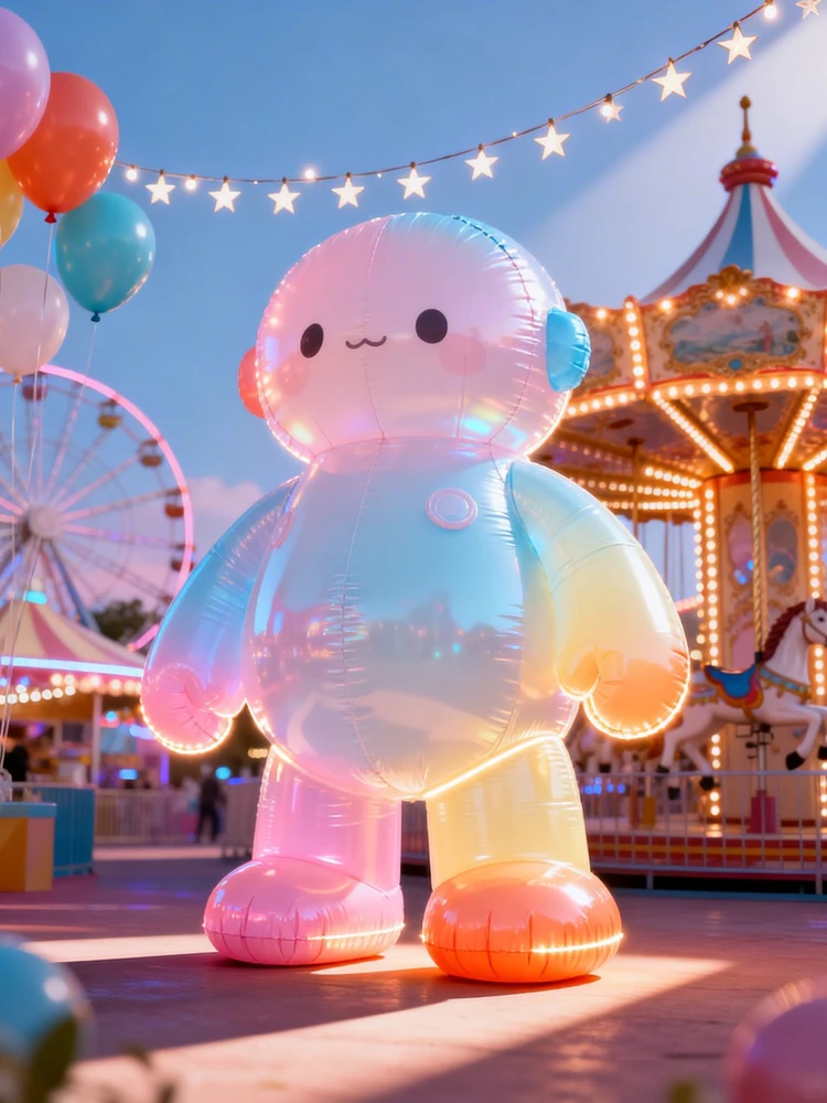 照片变充气潮玩3D角色