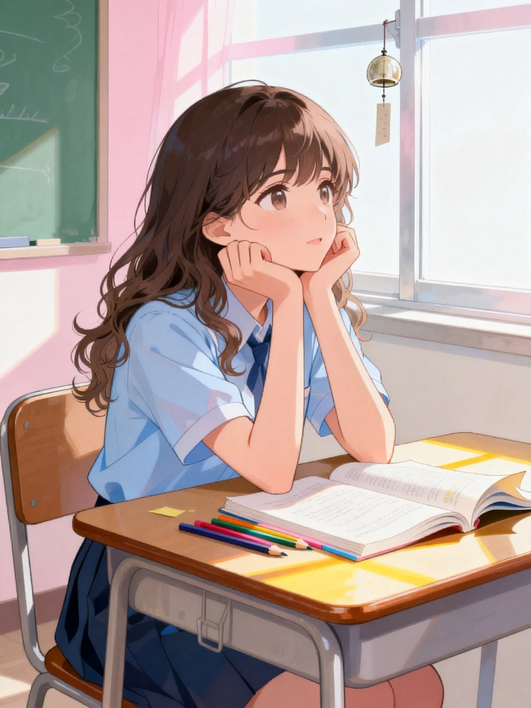 照片变温柔条漫插画