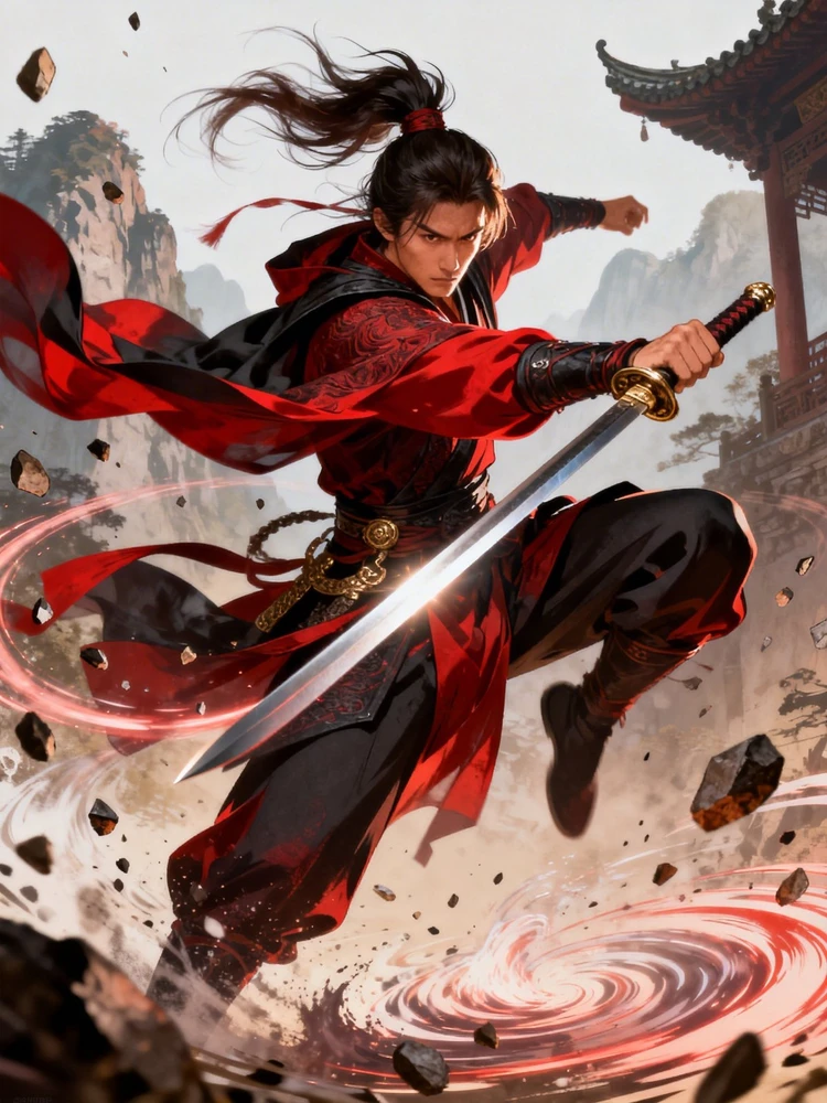 热血武侠漫画主角变身