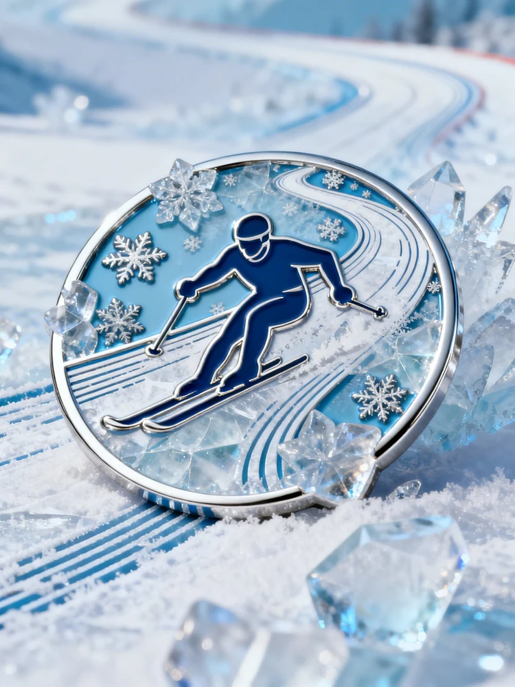 冰雪运动成就徽章生成器