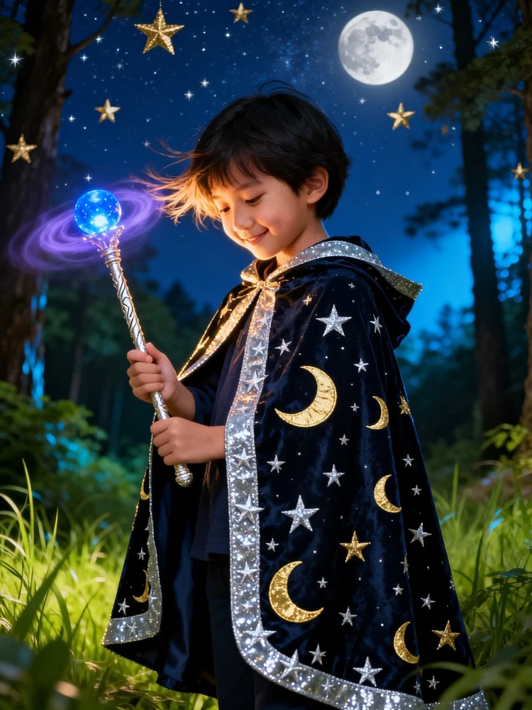 儿童魔法森林写真