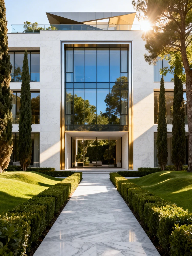 别墅外观效果图生成