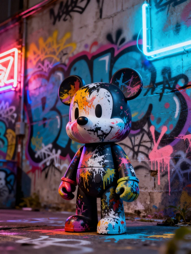 潮玩街头涂鸦重绘