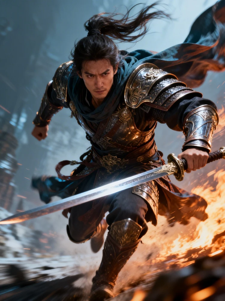 电影感游戏主角海报