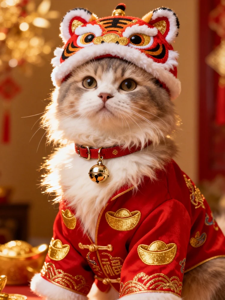 宠物招财戏服写真