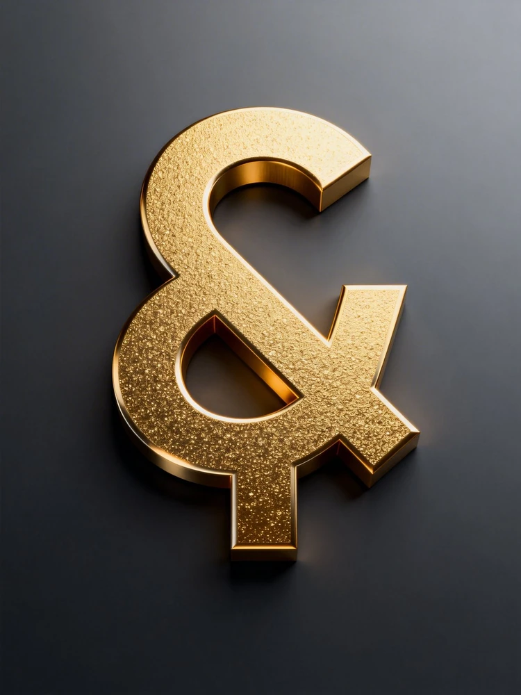 金属磨砂立体符号生成器