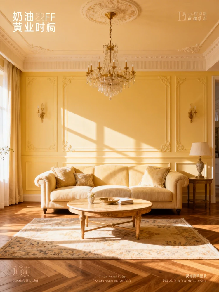 法式奶油复古客厅改造