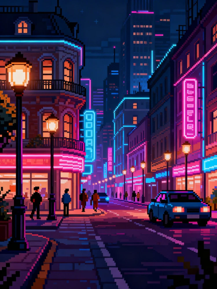 像素街区横版游戏场景生成