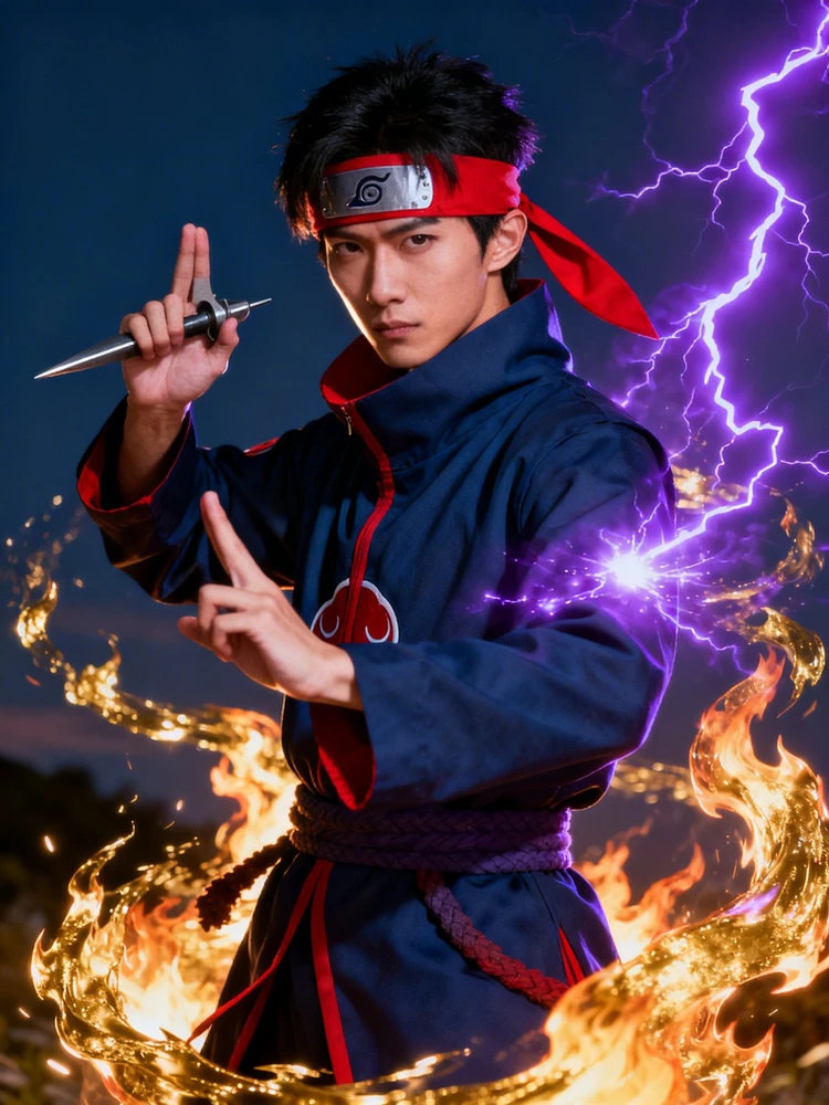 真人忍者战斗写真