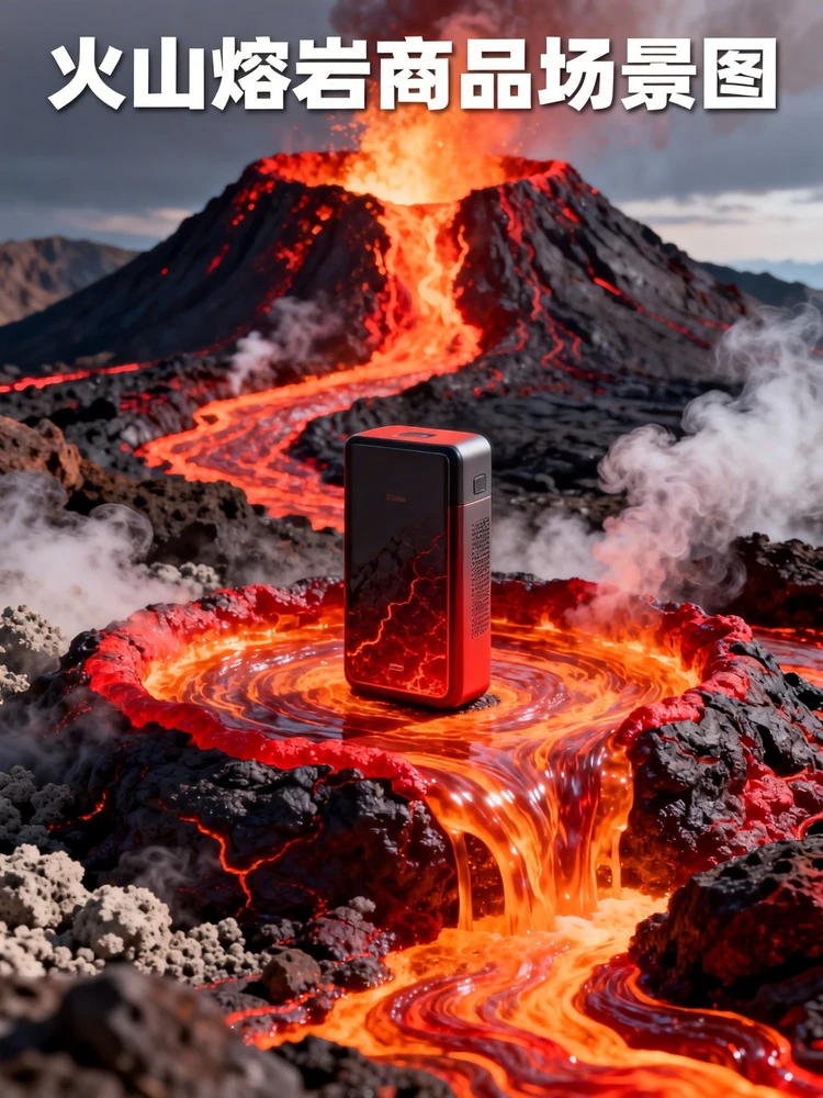 火山熔岩商品场景图