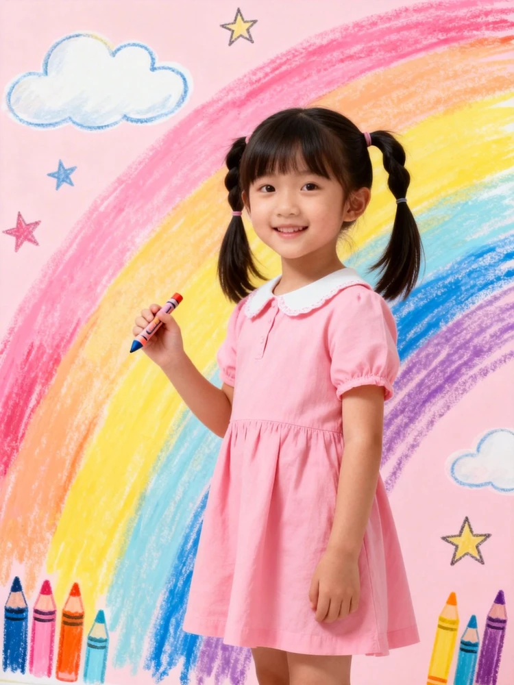 一键变儿童涂鸦画