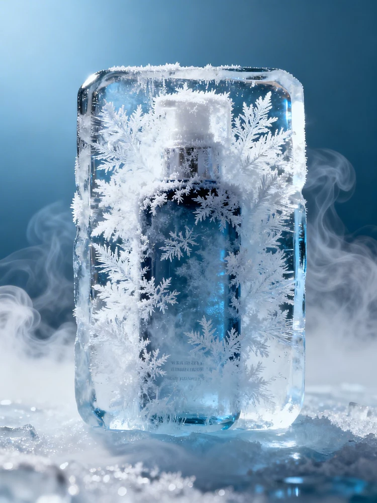产品冰封冷感海报