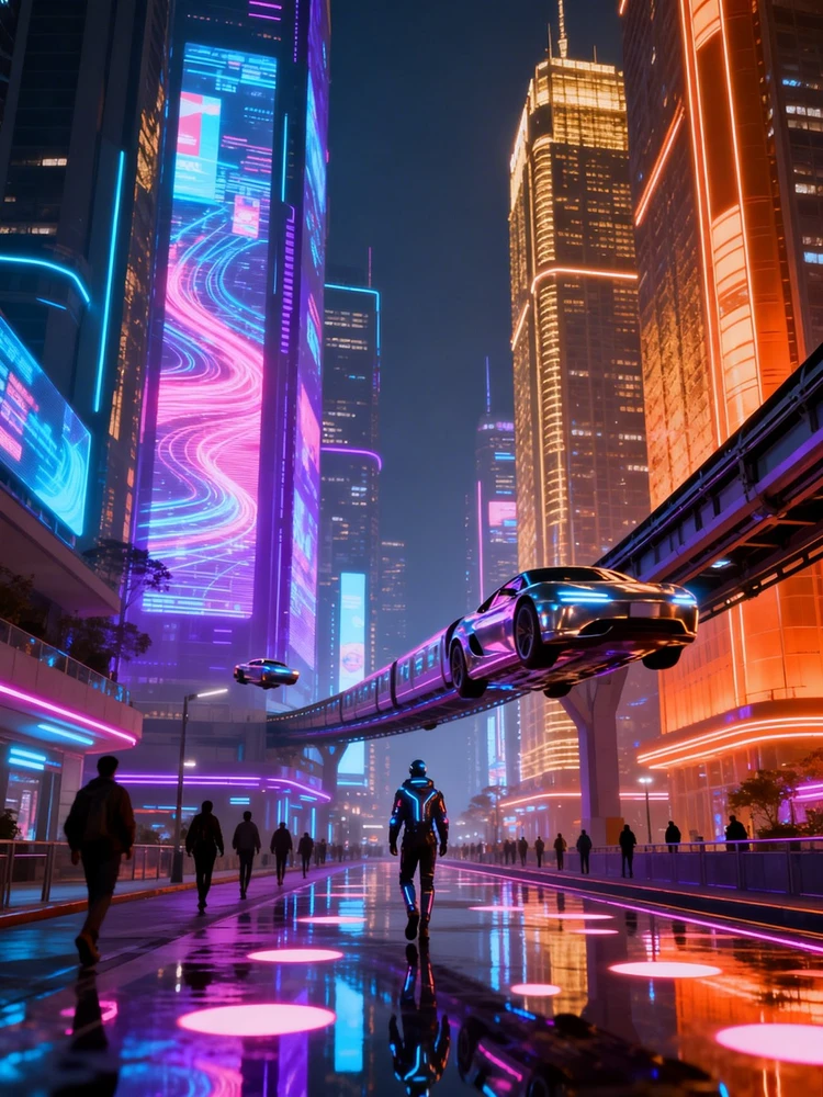 赛博未来城市改造