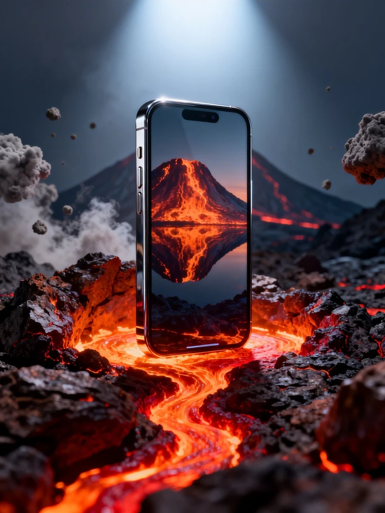 熔岩电影感产品分镜海报