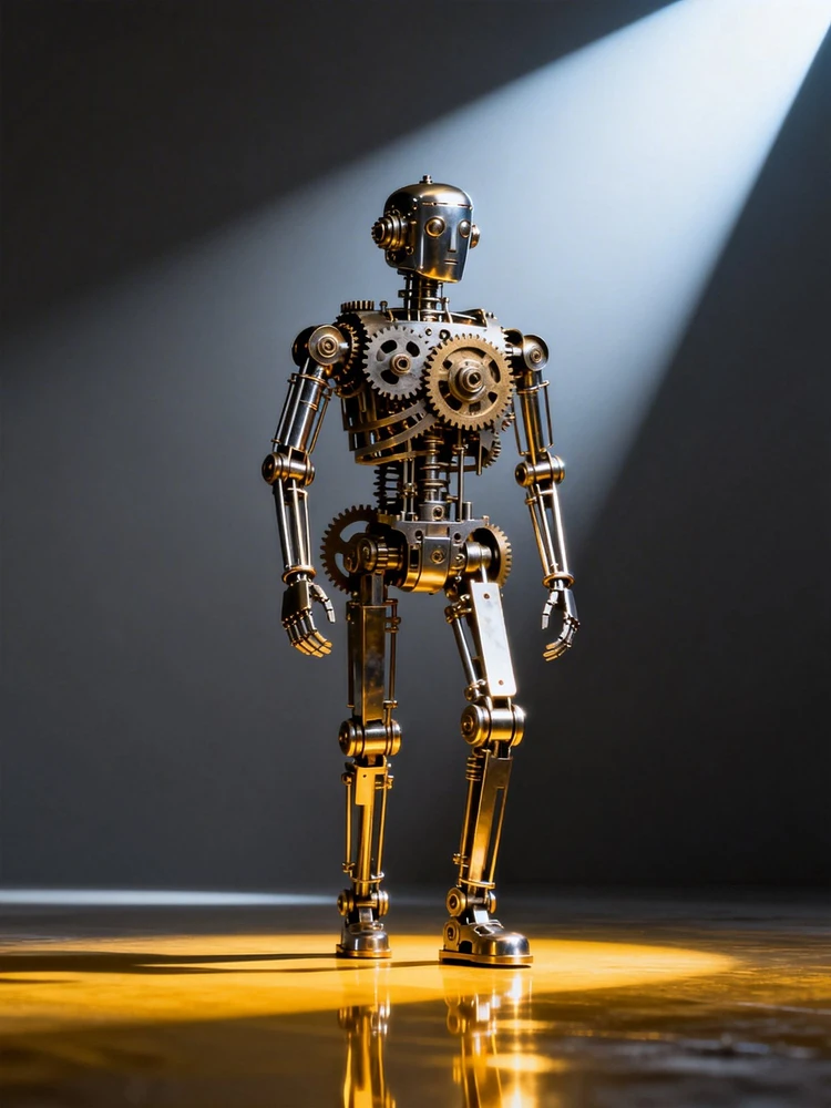 机械雕塑人偶生成器