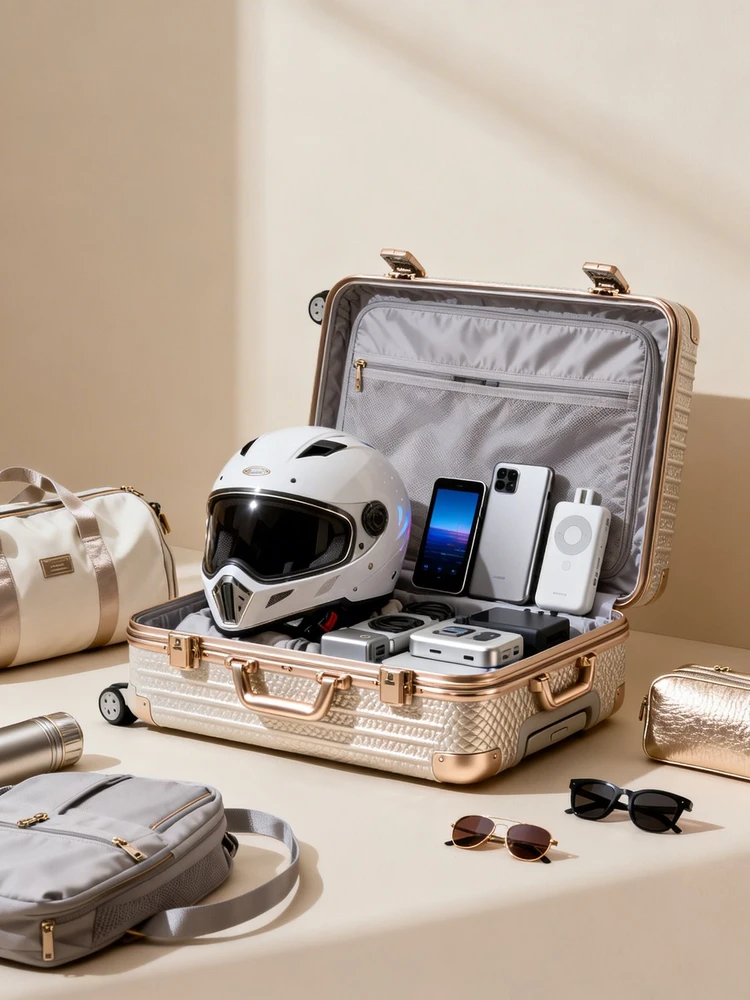 便携装备轻奢出行海报