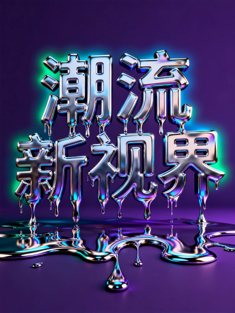 液态金属酸性字效