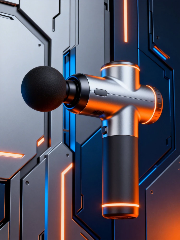 未来感筋膜枪产品概念图