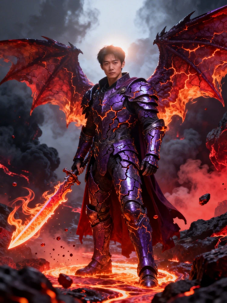 烈焰魔神战甲变身