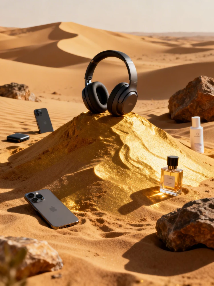 荒漠大景商品海报