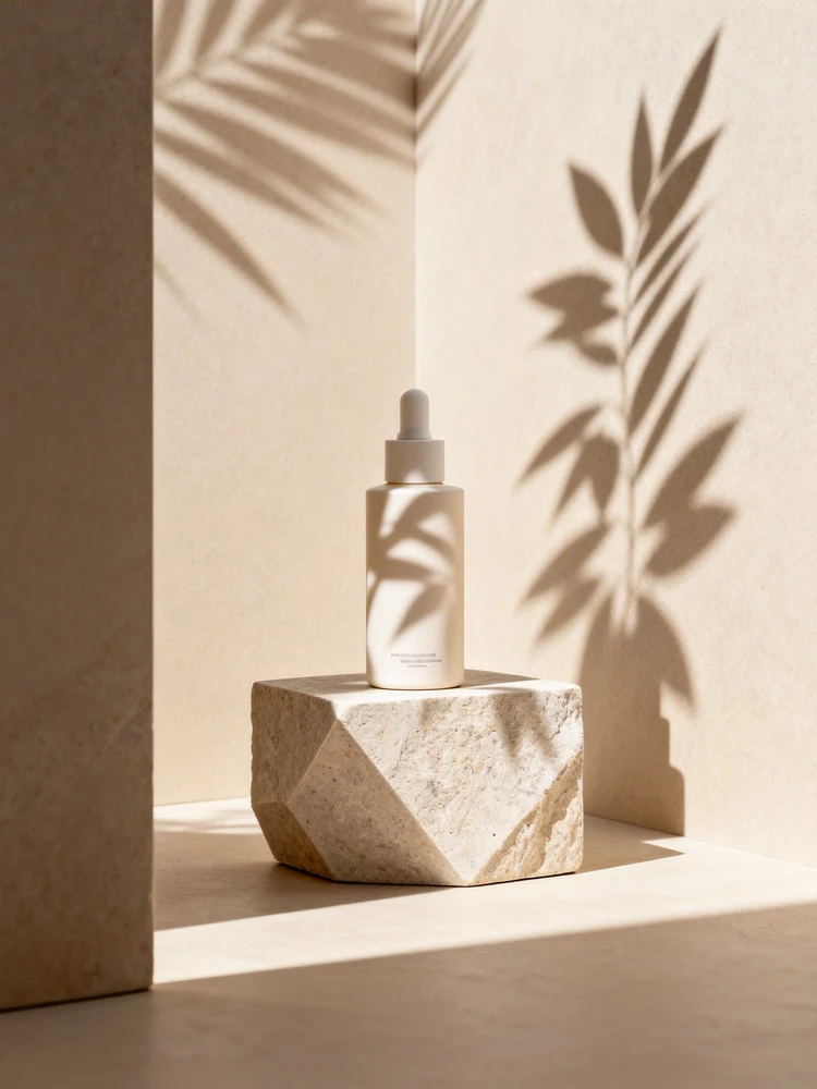 极简自然光高级产品图