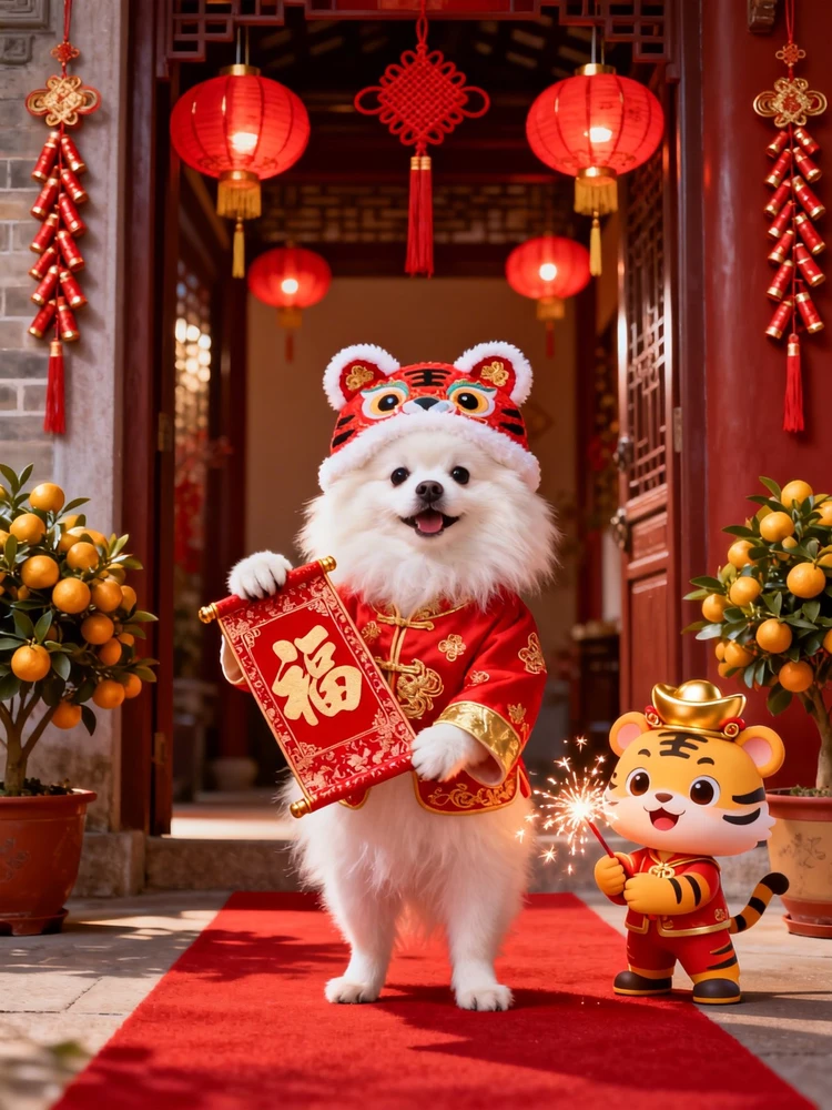 萌宠新春骑趣写真