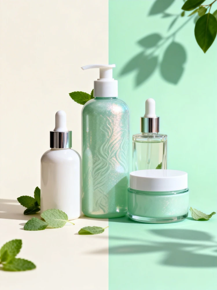 清新撞色电商产品海报