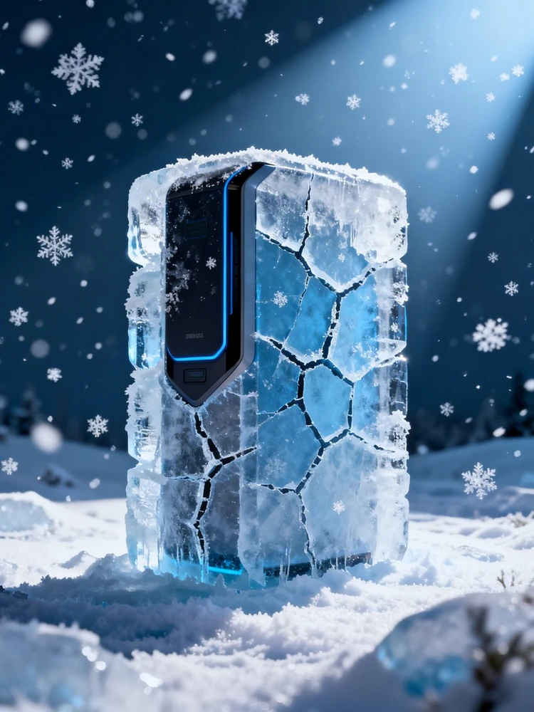 产品冰冻抗寒卖点海报