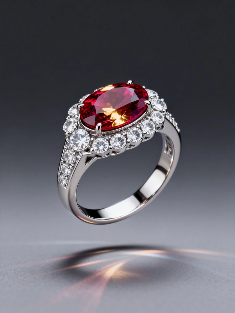 珠宝草图变高级成品图